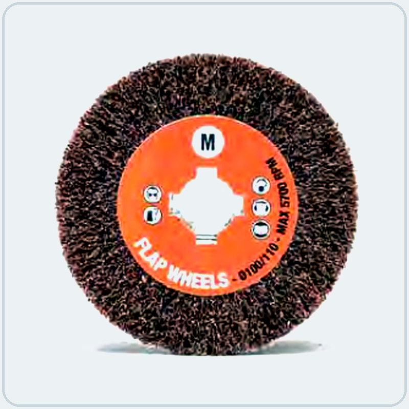 BVA satin finishing roller made from non-woven abrasive