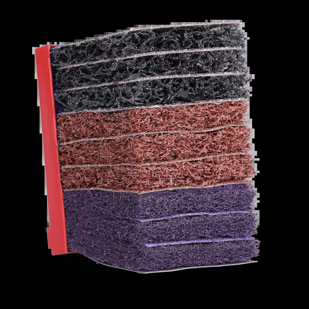 Quick-change deburring block