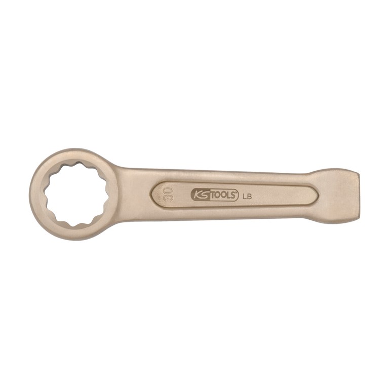 Neiskrivý BRONZEplus úderový prstencový kľúč KS Tools
